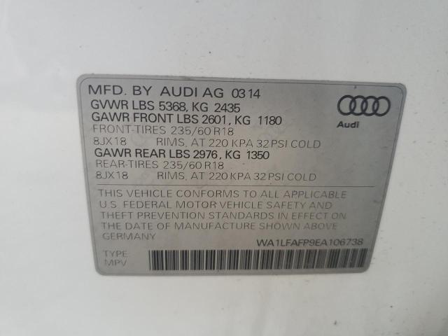 Photo 12 VIN: WA1LFAFP9EA106738 - AUDI Q5 PREMIUM 