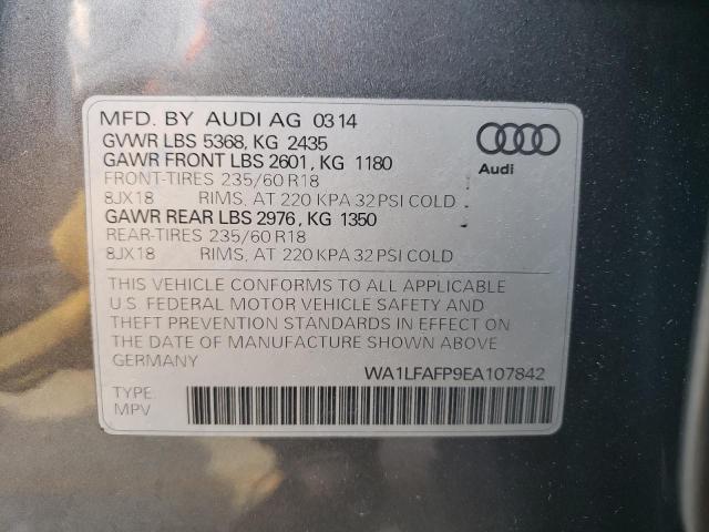 Photo 9 VIN: WA1LFAFP9EA107842 - AUDI Q5 PREMIUM 