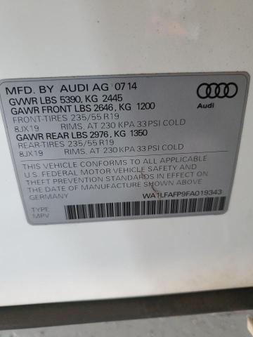 Photo 11 VIN: WA1LFAFP9FA019343 - AUDI Q5 PREMIUM 