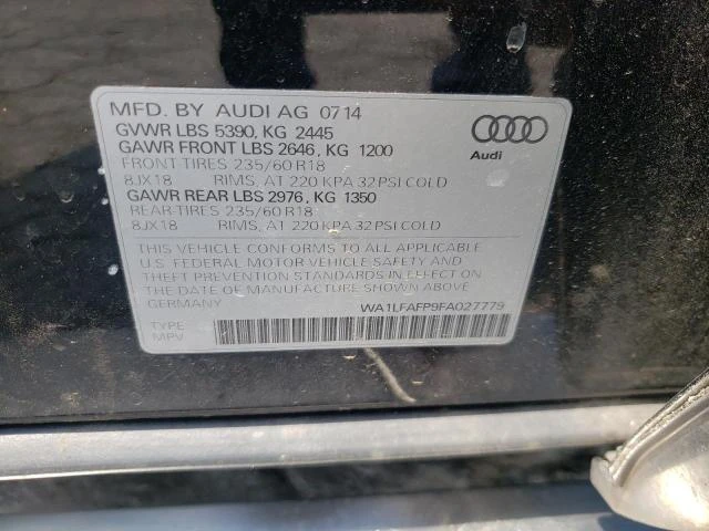 Photo 12 VIN: WA1LFAFP9FA027779 - AUDI Q5 PREMIUM 