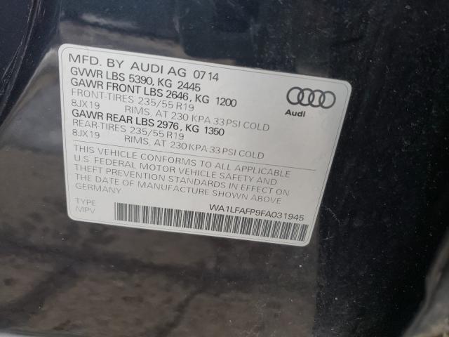 Photo 9 VIN: WA1LFAFP9FA031945 - AUDI Q5 PREMIUM 