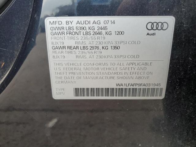 Photo 12 VIN: WA1LFAFP9FA031945 - AUDI Q5 PREMIUM 