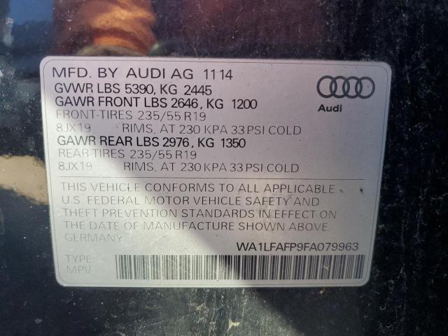 Photo 12 VIN: WA1LFAFP9FA079963 - AUDI Q5 PREMIUM 