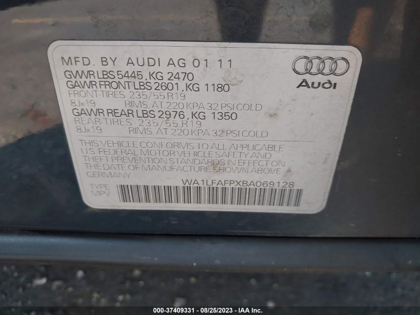 Photo 8 VIN: WA1LFAFPXBA069128 - AUDI Q5 