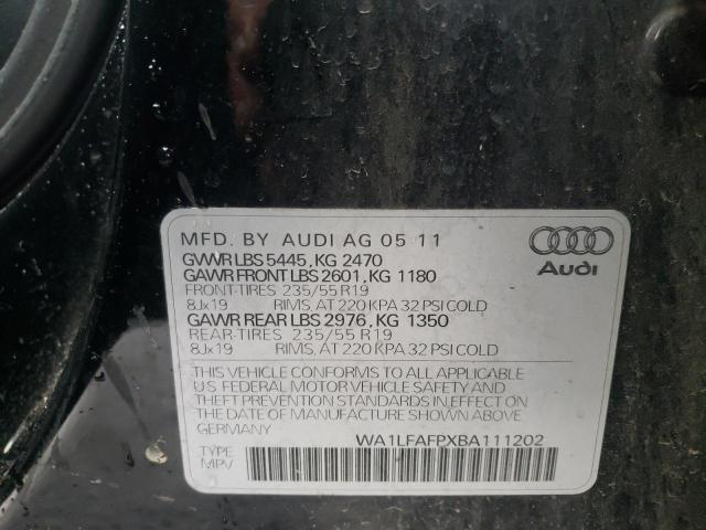 Photo 9 VIN: WA1LFAFPXBA111202 - AUDI Q5 PREMIUM 