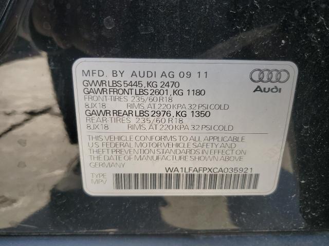 Photo 12 VIN: WA1LFAFPXCA035921 - AUDI Q5 PREMIUM 