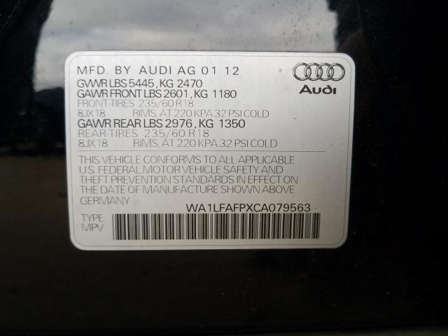 Photo 9 VIN: WA1LFAFPXCA079563 - AUDI Q5 