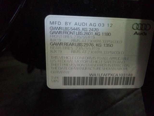 Photo 9 VIN: WA1LFAFPXCA103148 - AUDI Q5 