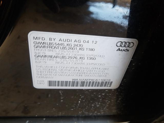 Photo 9 VIN: WA1LFAFPXCA110018 - AUDI Q5 