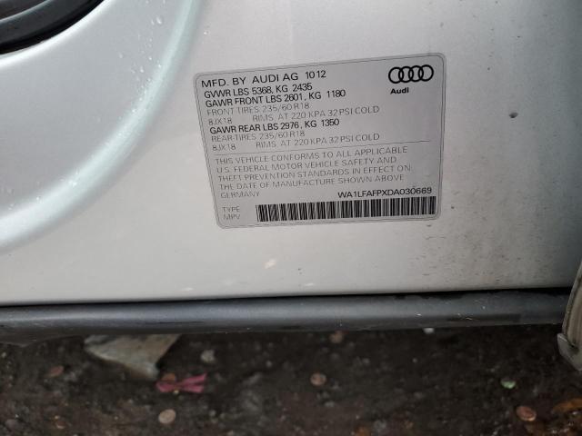 Photo 12 VIN: WA1LFAFPXDA030669 - AUDI Q5 