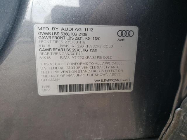 Photo 9 VIN: WA1LFAFPXDA037427 - AUDI Q5 PREMIUM 