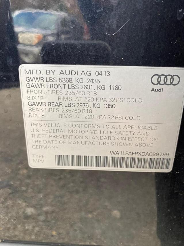 Photo 9 VIN: WA1LFAFPXDA089799 - AUDI Q5 PREMIUM 