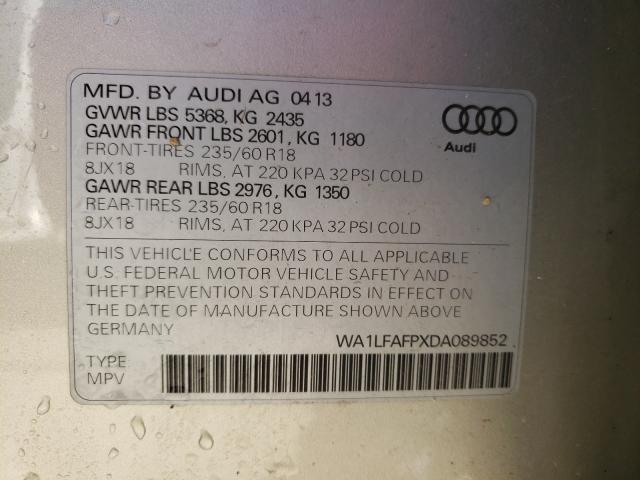 Photo 9 VIN: WA1LFAFPXDA089852 - AUDI Q5 PREMIUM 