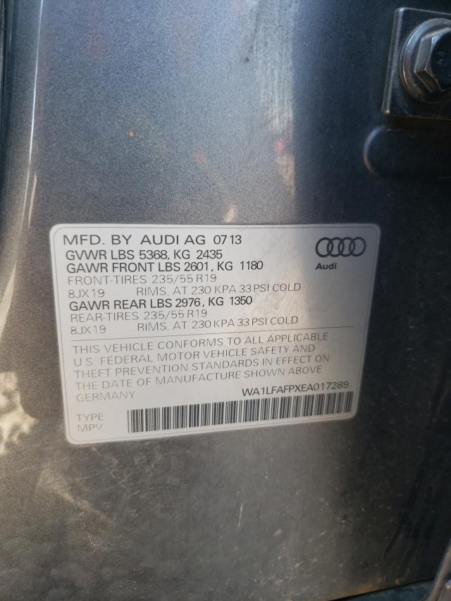 Photo 9 VIN: WA1LFAFPXEA017289 - AUDI Q5 