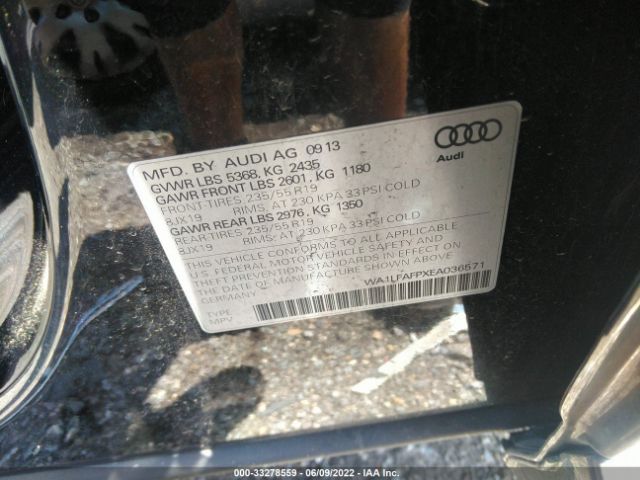 Photo 8 VIN: WA1LFAFPXEA036571 - AUDI Q5 