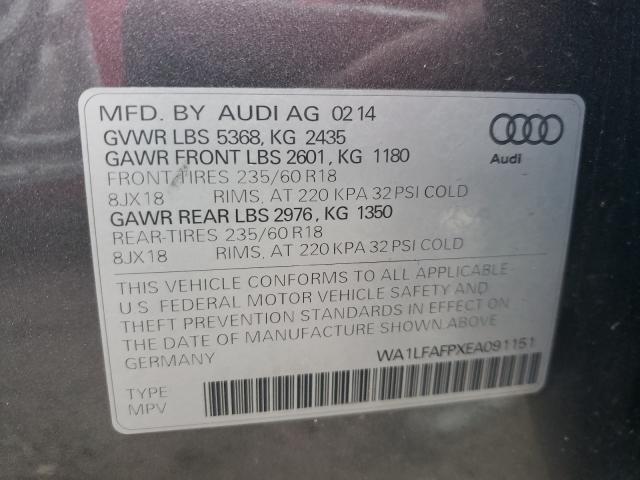 Photo 9 VIN: WA1LFAFPXEA091151 - AUDI Q5 