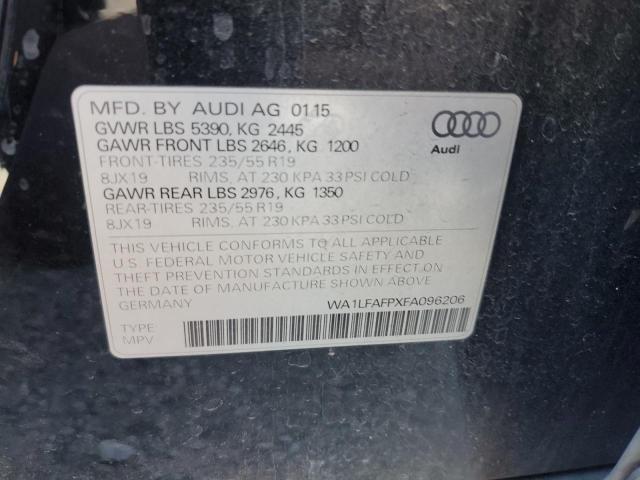 Photo 11 VIN: WA1LFAFPXFA096206 - AUDI Q5 PREMIUM 