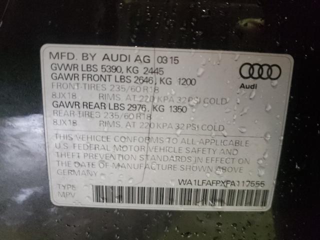 Photo 9 VIN: WA1LFAFPXFA117555 - AUDI Q5 PREMIUM 