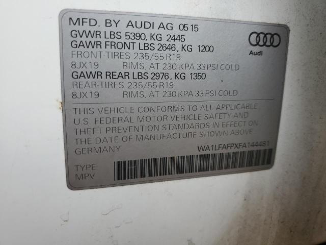 Photo 13 VIN: WA1LFAFPXFA144481 - AUDI Q5 PREMIUM 