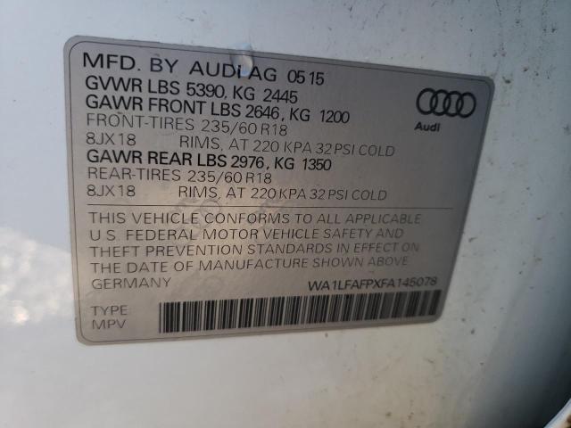 Photo 12 VIN: WA1LFAFPXFA145078 - AUDI Q5 