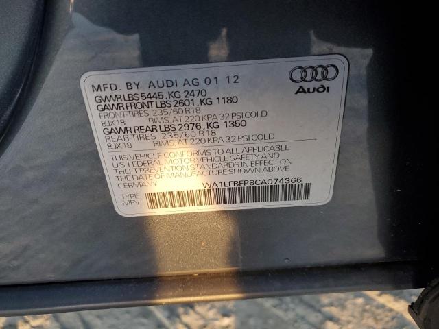 Photo 11 VIN: WA1LFBFP8CA074366 - AUDI Q5 