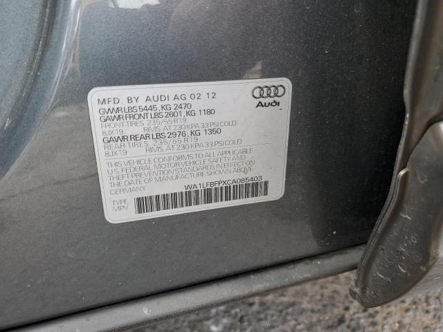 Photo 11 VIN: WA1LFBFPXCA085403 - AUDI Q5 PREMIUM 