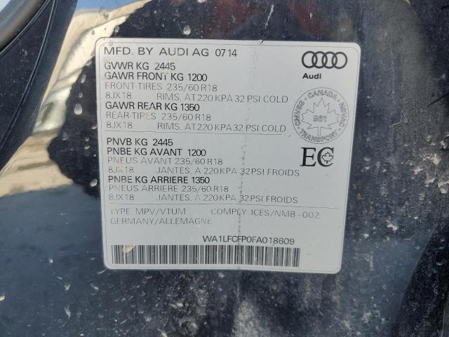 Photo 12 VIN: WA1LFCFP0FA018609 - AUDI Q5 PREMIUM 