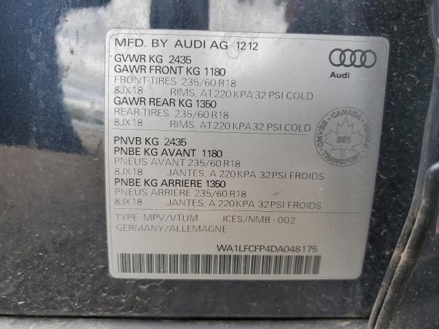 Photo 13 VIN: WA1LFCFP4DA048175 - AUDI Q5 PREMIUM 