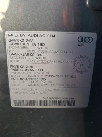 Photo 9 VIN: WA1LFCFP4EA083946 - AUDI Q5 PREMIUM 