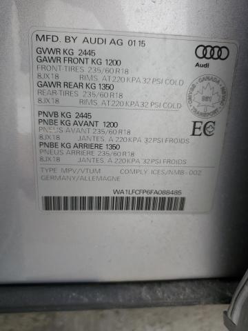 Photo 13 VIN: WA1LFCFP6FA088485 - AUDI Q5 PREMIUM 