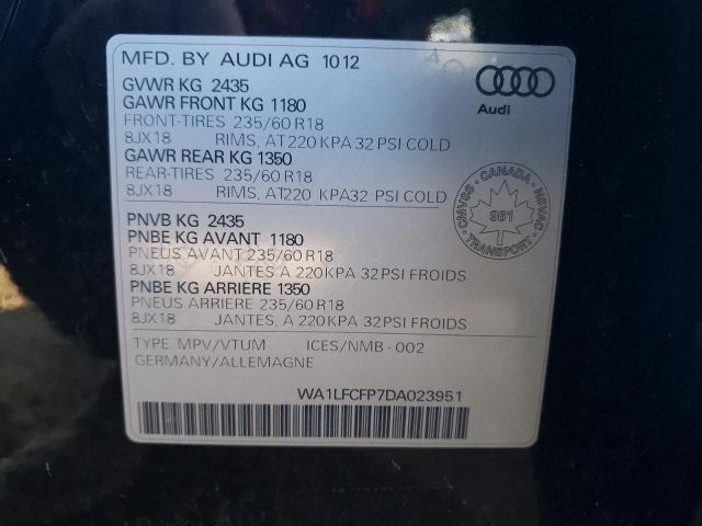 Photo 9 VIN: WA1LFCFP7DA023951 - AUDI Q5 PREMIUM 