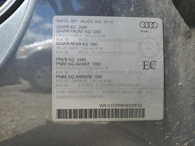 Photo 12 VIN: WA1LFCFP9FA026532 - AUDI Q5 PREMIUM 