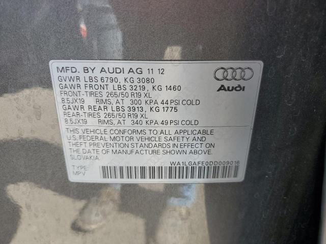 Photo 12 VIN: WA1LGAFE0DD009016 - AUDI Q7 