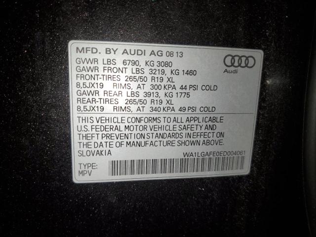 Photo 11 VIN: WA1LGAFE0ED004061 - AUDI Q7 PREMIUM 