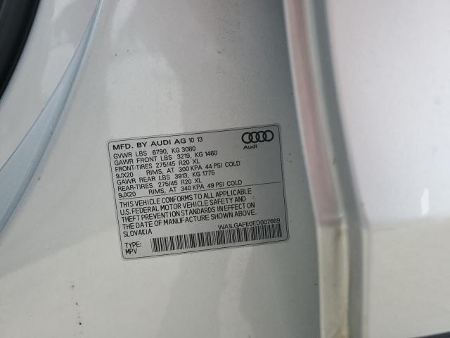 Photo 12 VIN: WA1LGAFE0ED007669 - AUDI Q7 PREMIUM 