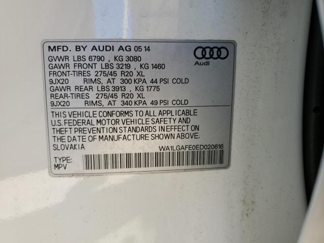 Photo 11 VIN: WA1LGAFE0ED020616 - AUDI Q7 