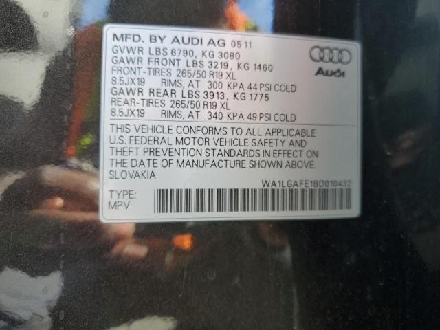 Photo 11 VIN: WA1LGAFE1BD010432 - AUDI Q7 PREMIUM 