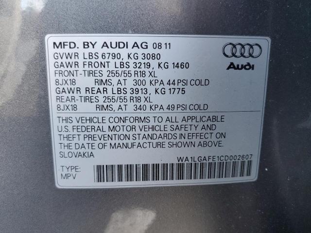 Photo 13 VIN: WA1LGAFE1CD002607 - AUDI Q7 PREMIUM 