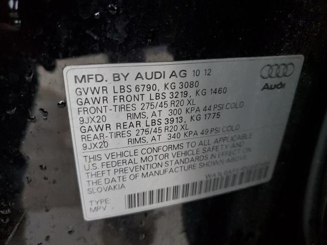 Photo 9 VIN: WA1LGAFE1DD007484 - AUDI Q7 PREMIUM 