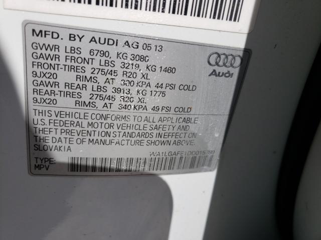 Photo 9 VIN: WA1LGAFE1DD015780 - AUDI Q7 PREMIUM 