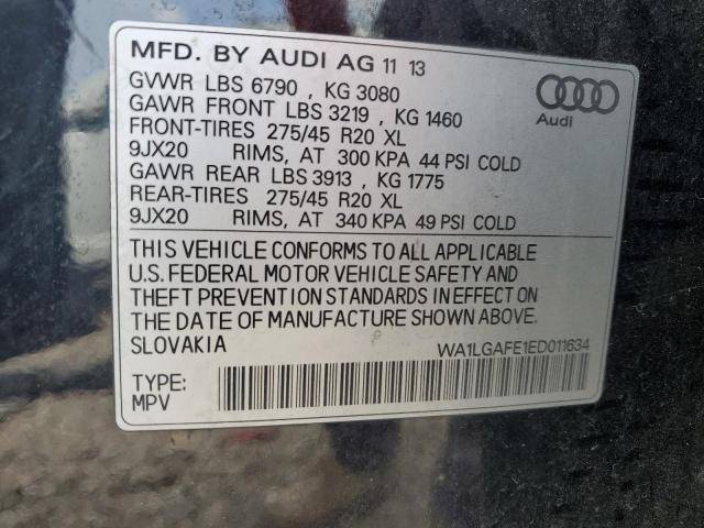 Photo 12 VIN: WA1LGAFE1ED011634 - AUDI Q7 PREMIUM 