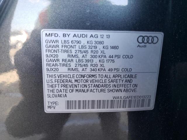 Photo 12 VIN: WA1LGAFE1ED013223 - AUDI Q7 PREMIUM 