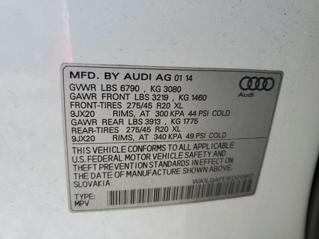 Photo 13 VIN: WA1LGAFE1ED013917 - AUDI Q7 PREMIUM 