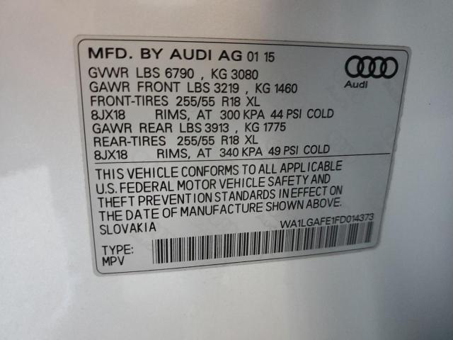 Photo 12 VIN: WA1LGAFE1FD014373 - AUDI Q7 