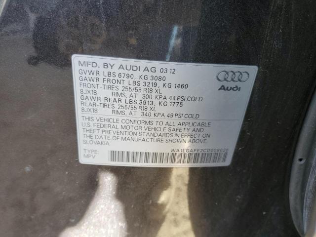 Photo 12 VIN: WA1LGAFE2CD008626 - AUDI Q7 