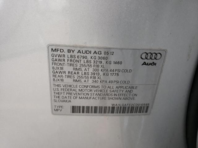 Photo 11 VIN: WA1LGAFE2CD010585 - AUDI Q7 PREMIUM 