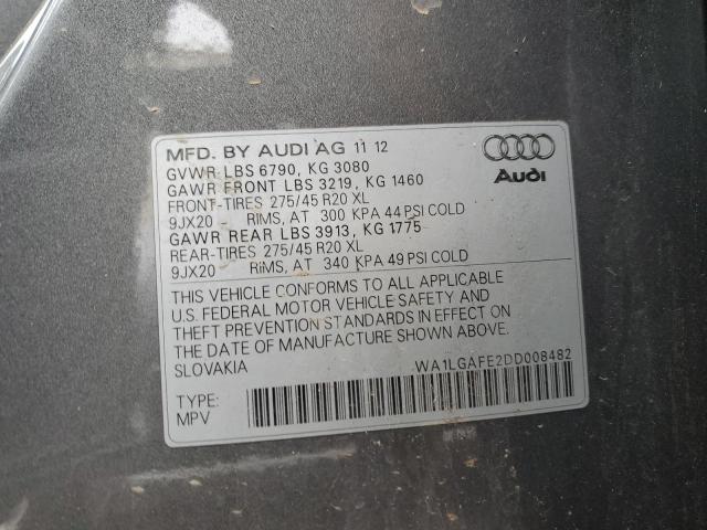 Photo 12 VIN: WA1LGAFE2DD008482 - AUDI Q7 