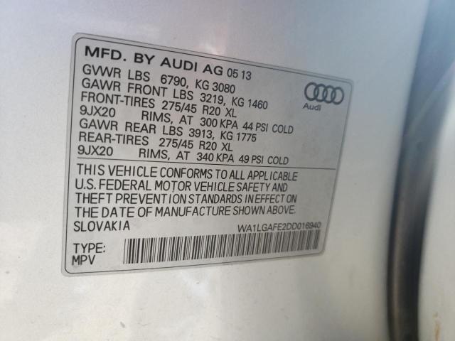 Photo 12 VIN: WA1LGAFE2DD016940 - AUDI Q7 