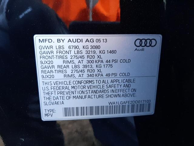 Photo 12 VIN: WA1LGAFE2DD017103 - AUDI Q7 PREMIUM 