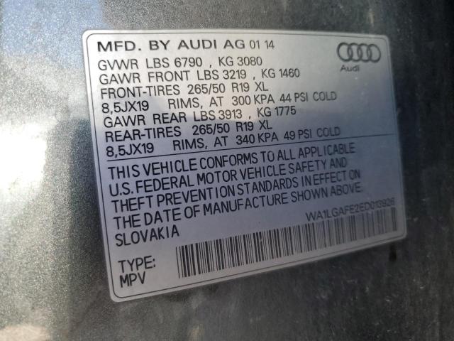 Photo 11 VIN: WA1LGAFE2ED013926 - AUDI Q7 